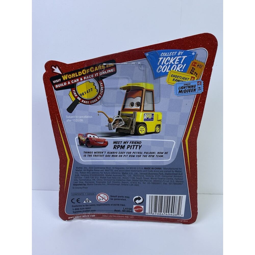 NIB Disney Pixar The World Of Cars Race O Rama # 43 Darrell Cartrip 1:55 Diecast - Picture 7 of 8